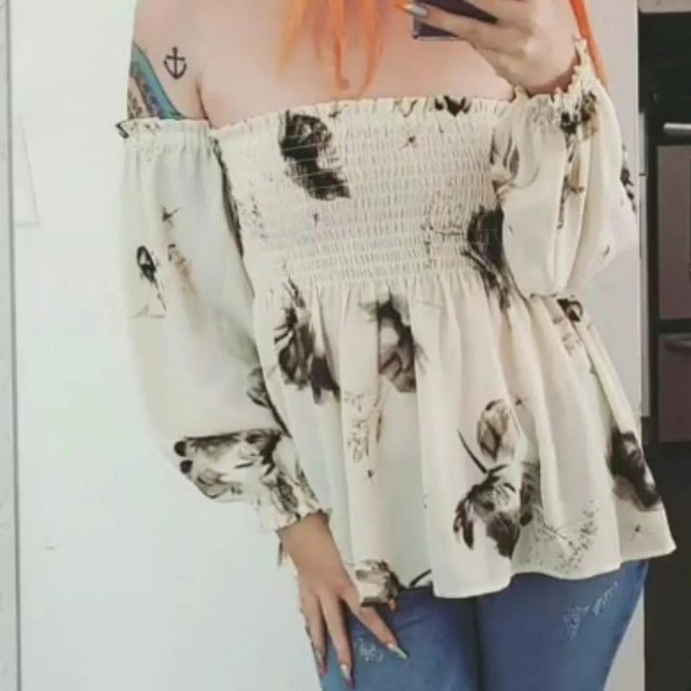 Express off the shoulder blouse
